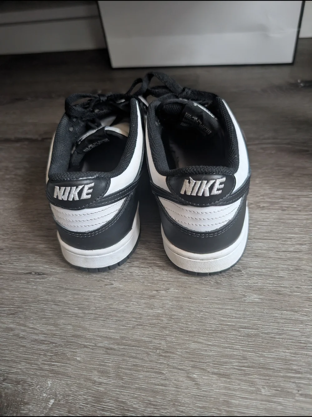 Nike Black and White Low-Top Sneakers Panda